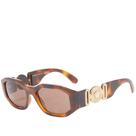 versace tortoise shell wayfarer sunglasses|Versace Eyewear Tortoiseshell cat.